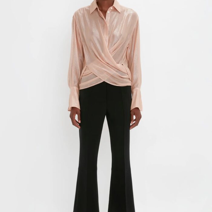 Gathered Detail Top In Emerald