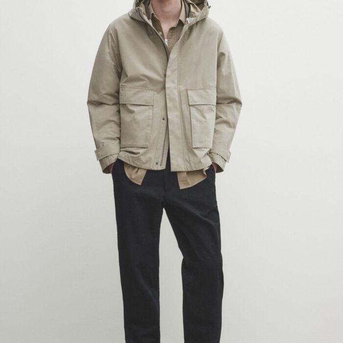 Parka with removable lining