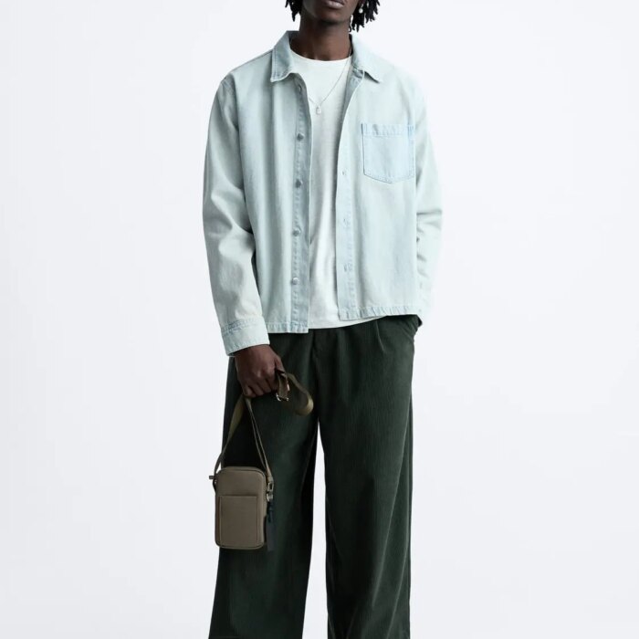 Xl nylon pleated crossbody bag